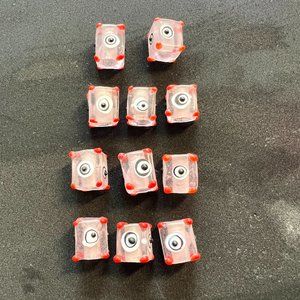 NWOT📌10 Unique Handmade Czech Glass Lampwork Beads for Jewelry Making - Craft